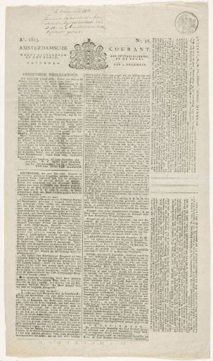 Amsterdamsche Courant of 4 December 1813