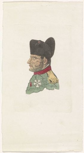 Satirical Print on Napoleon, 1813