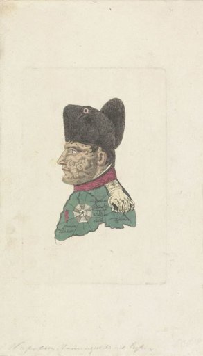 Satirical Print on Napoleon, 1813