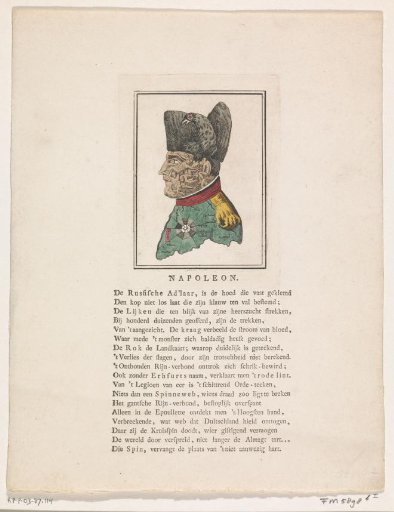 Satirical Print on Napoleon, 1813