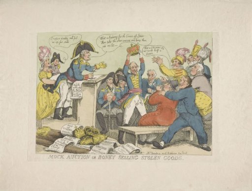 Napoleon Selling Stolen Goods, 1813