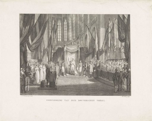 Inauguration of Willem Frederik, Prince of Orange, as Sovereign Prince, 1814