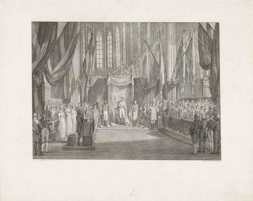 Inauguration of Willem Frederik, Prince of Orange, as Sovereign Prince, 1814