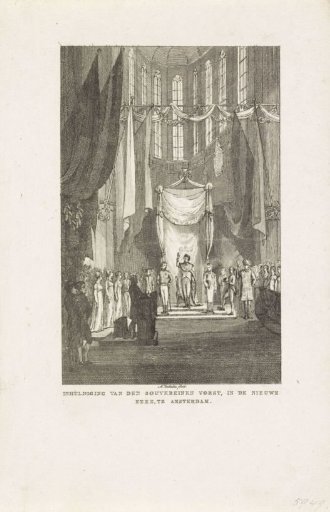 Inauguration of Willem Frederik, Prince of Orange, as Sovereign Prince, 1814