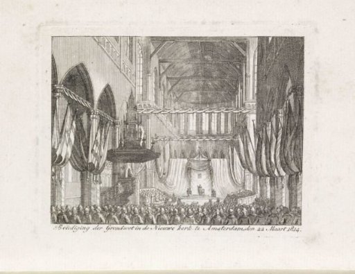 Inauguration of Willem Frederik, Prince of Orange, as Sovereign Prince, 1814