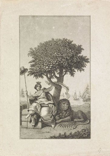 Allegory on the restoration of freedom in the Netherlands, 1814