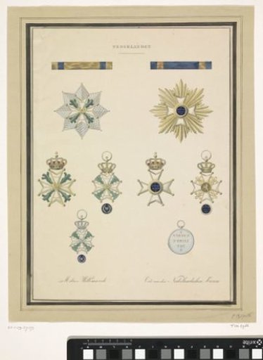 Institution of the Military Order of William and the Order of the Netherlands Lion, 1815