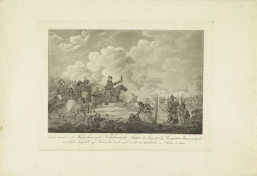 Prince of Orange Leading the Dutch Troops at Quatre-Bras, 1815