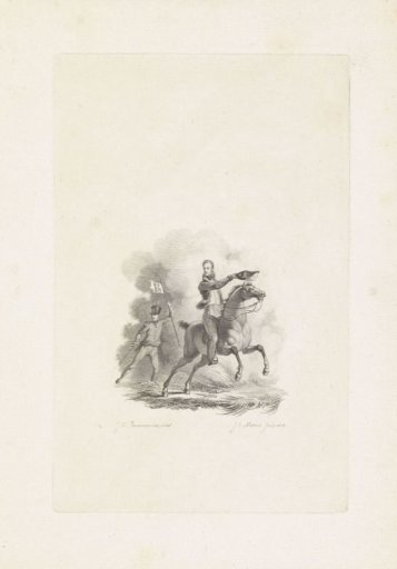 Prince of Orange on Horseback, 1815
