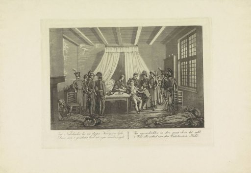 Care of the wounded Prince of Orange, 1815