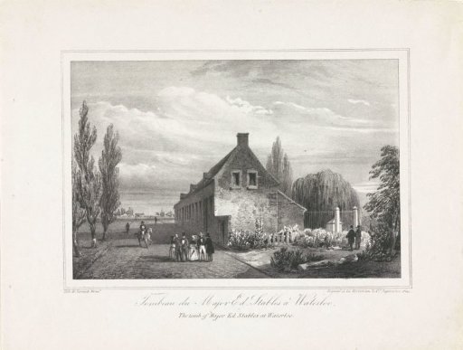 Grave of Edward Stables in Waterloo