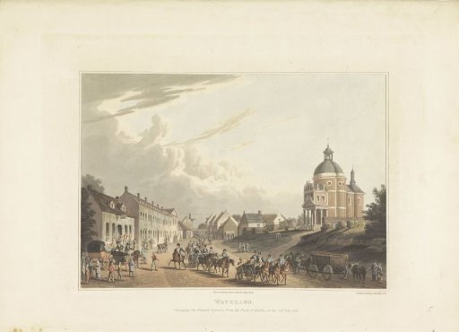 Removal of French cannons by Waterloo