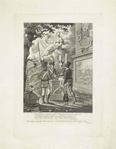 Allegory on the Battle of Waterloo, 1815