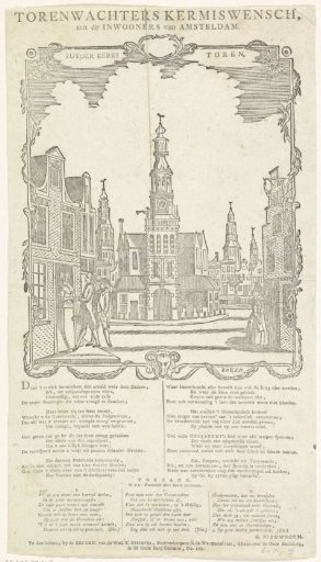 Fair Print by the Watchmen of the Zuiderkerk in Amsterdam