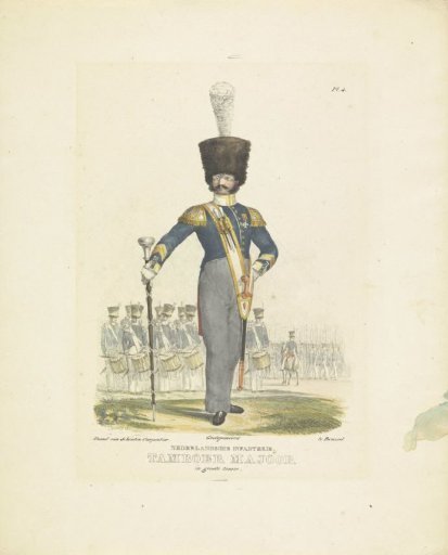 Drum-major in Full Uniform