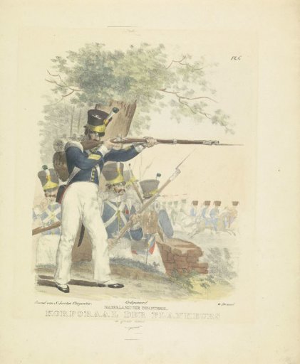 Flank Guard in Full Dress, 1820-1825