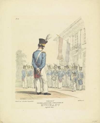 Musician in Full Uniform