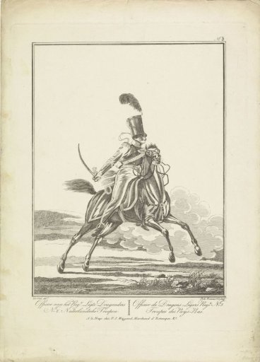 Light dragoon, 1820-1825