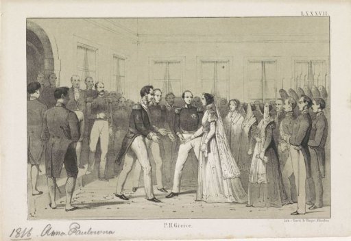 Arrival of Anna Paulowna, 1816