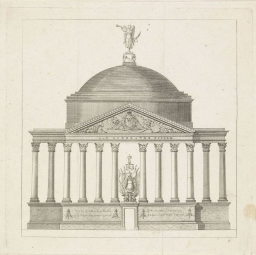 Triumphal arch for the town hall, 1816