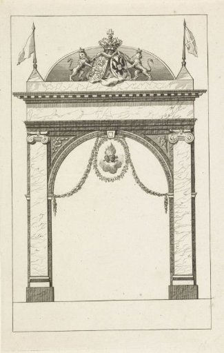 Archway at the Reguliersplein, 1816