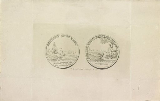 Medal on Middelburg's new harbor, 1817