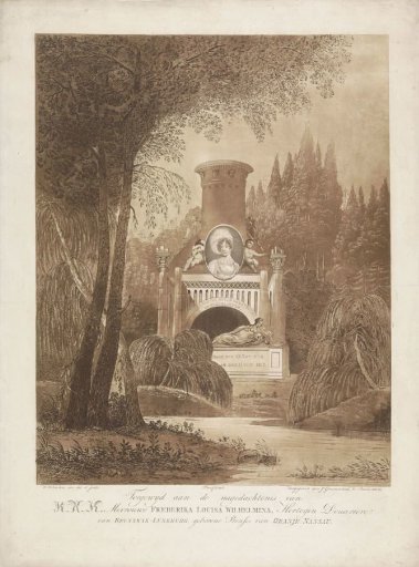 Allegory on the death of Princess Louise of Orange-Nassau, 1819