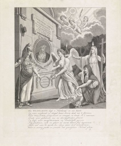 Allegory on the death of Princess Wilhelmina of Prussia, 1820