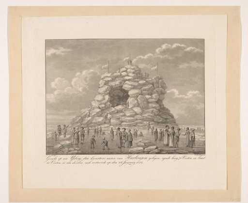 Iceberg of creeping ice, 1823