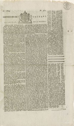 Amsterdamse Courant of 3 November 1824