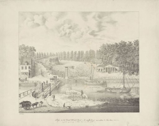 Basin of the Brussels Canal, 1828