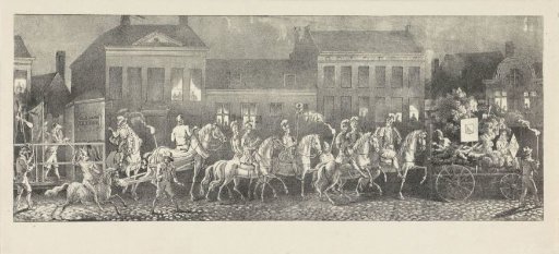 Procession in Masquerade (plate 2), 1829