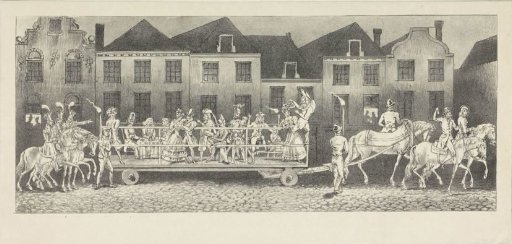 Procession in Masquerade (plate 6), 1829