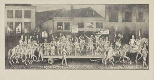 Procession in Masquerade (plate 7), 1829