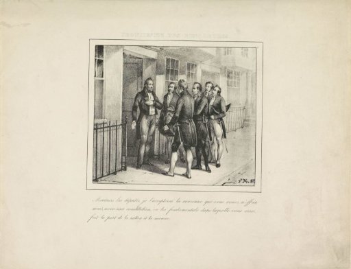 William Accepts the Dutch Crown at the Request of the People, 1829
