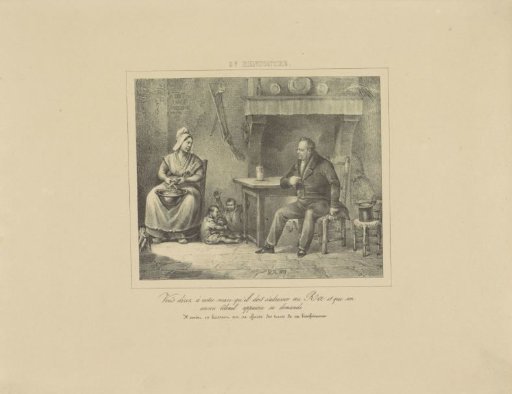 King William I Speaking with a Milkmaid, 1829