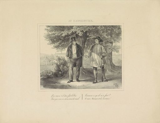 King William I Speaking with a Millerman, 1829