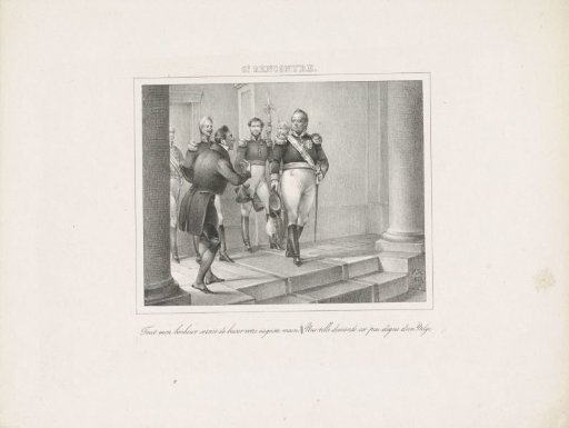 King William I Punishes a Flatterer, 1829