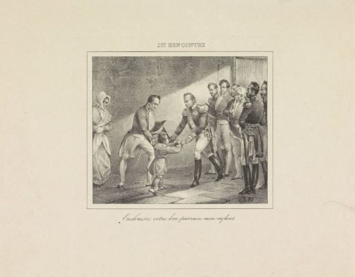 King William I Meets His Godchild, 1829