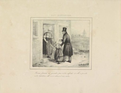 King William I takes a girl home, 1829