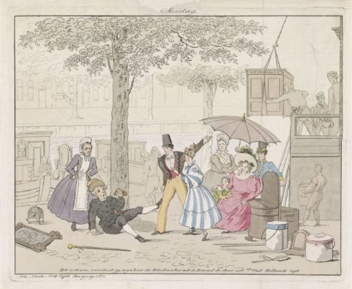 Moving day in Amsterdam, 1831