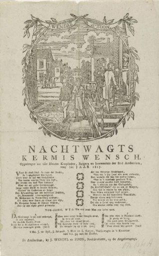 Fair Print of the Amsterdam Nachtwacht for the Year 1827