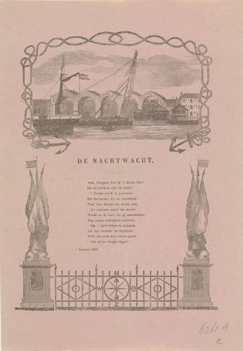 New Year's Wish of the Amsterdam Night Watch for the Year 1865