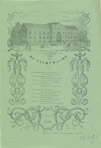 New Year's Wish of the Amsterdam Night Watch for the Year 1866
