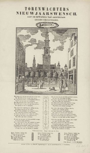 New Year's Greeting of the Bell-Ringers of the Zuiderkerk in Amsterdam