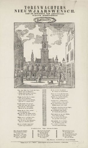 New Year's Greeting of the Bell-Ringers of the Westerkerk in Amsterdam