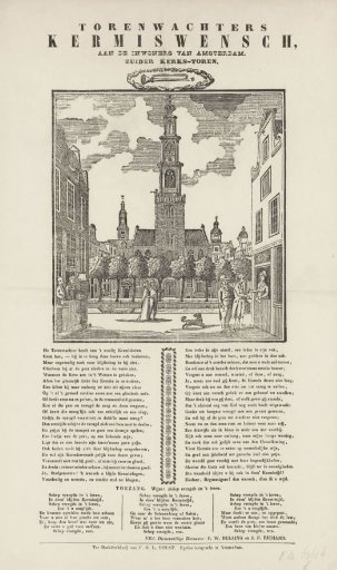 Fair Print of the Bell-Ringers of the Zuiderkerk in Amsterdam