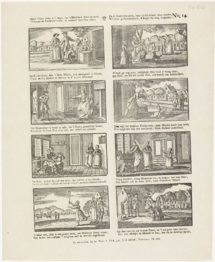 This Print Shows You the Beginning of Man's Station on Earth, / When Childhood Already Brings a Thousand Sorrows (...)