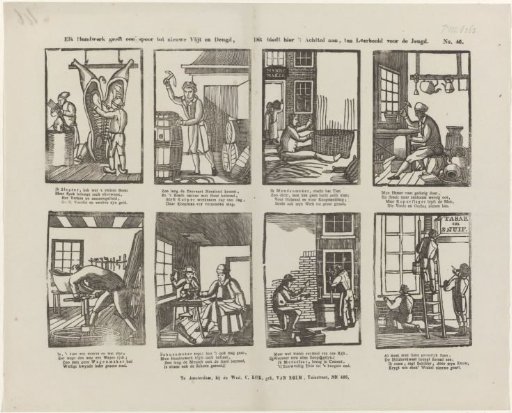 Every Trade Gives a Spur to New Diligence and Virtue, / This Offers the Octet Here as an Example for the Youth