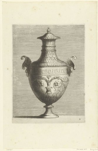 Urn with Long Neck and Lid